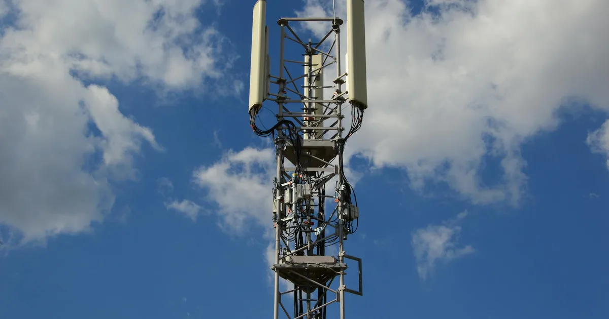 Illustration of 5G home internet setup with AT&T Internet Air device, showcasing fast connectivity in a modern home environment.