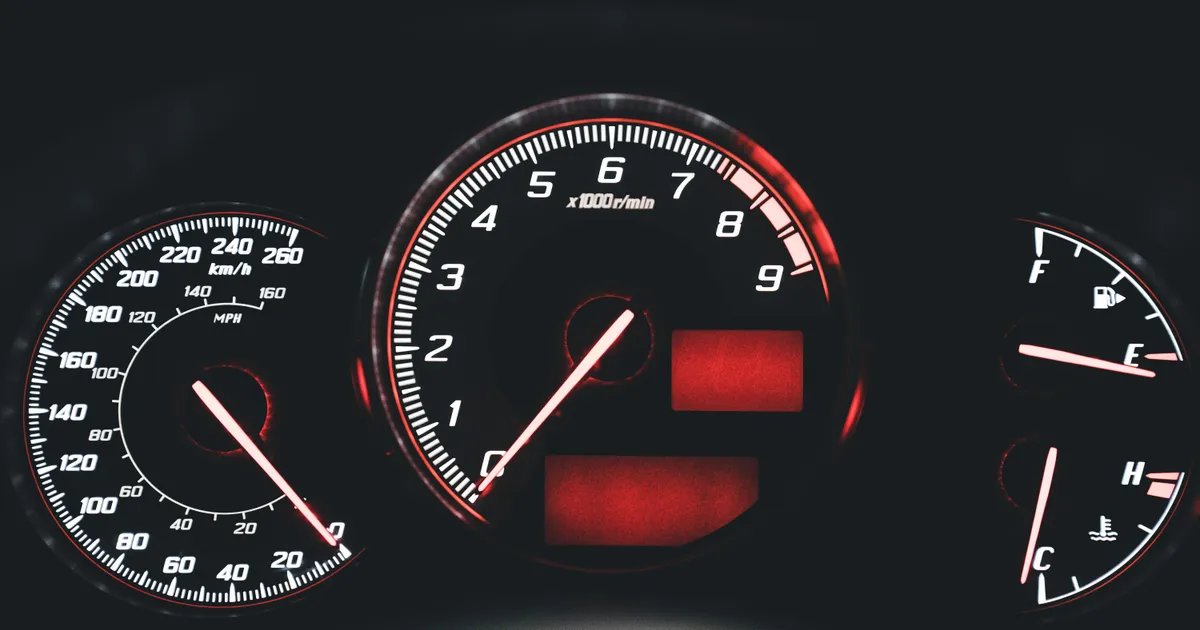 Graph showing internet speed test results on a computer screen.